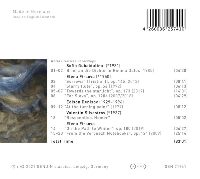 Bessonnitsa Insomnia - A Mandelstam Album
