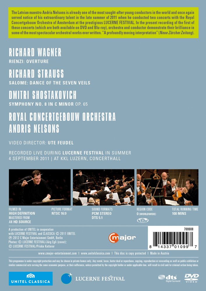 Shostakovich: Symphony No 8 / Andris Nelsons, Royal Concertgebouw Orchestra
