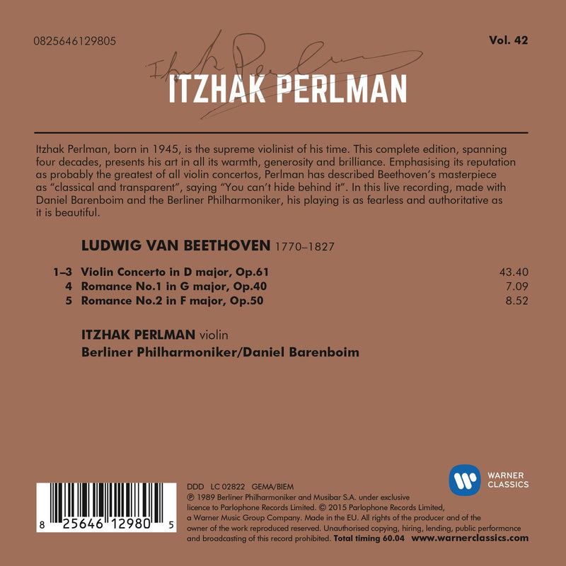 VIOLIN CONCERTO / ROMANCES