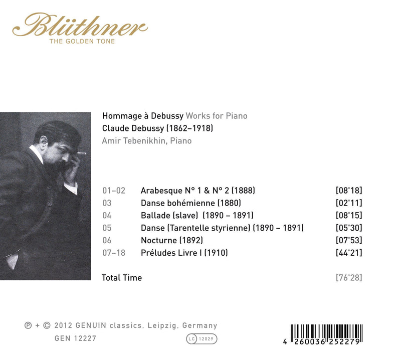 Hommage à Debussy: Works for Piano CD 2