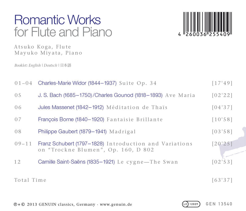 Romantic Works for Flute & Piano