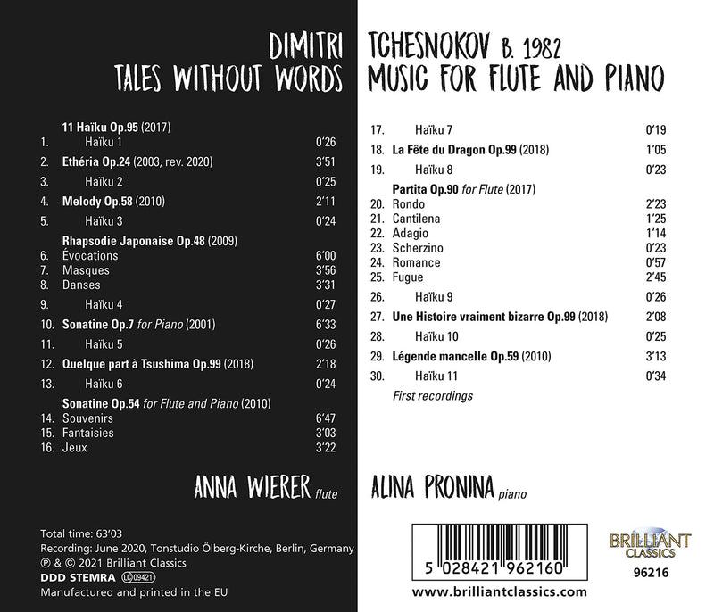 Tchesnokov: Tales Without Words / Pronina, Wierer