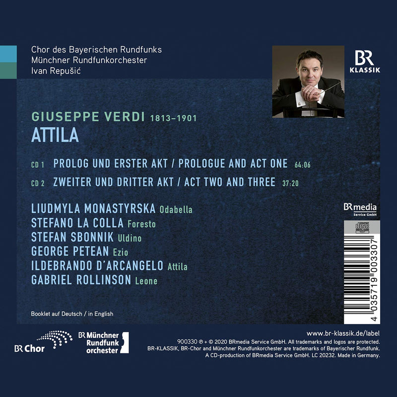 Verdi: Attila / Repusic, Munich Radio Orchestra, Bavarian Radio Choir