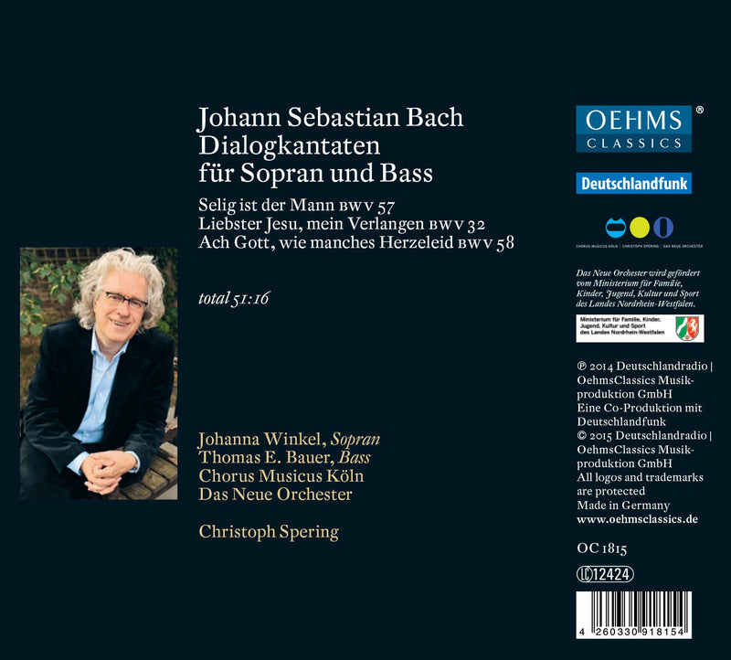 J.S. Bach: Dialogkantaten für Sopran und Bass