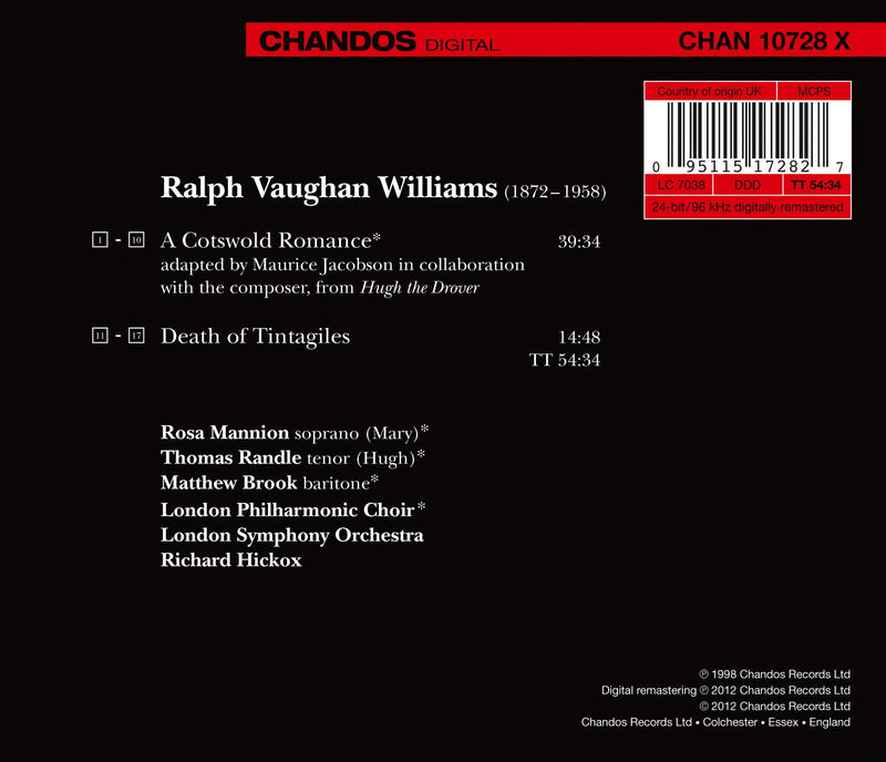Vaughan Williams: A Cotswold Romance, Death Of Tintagiles