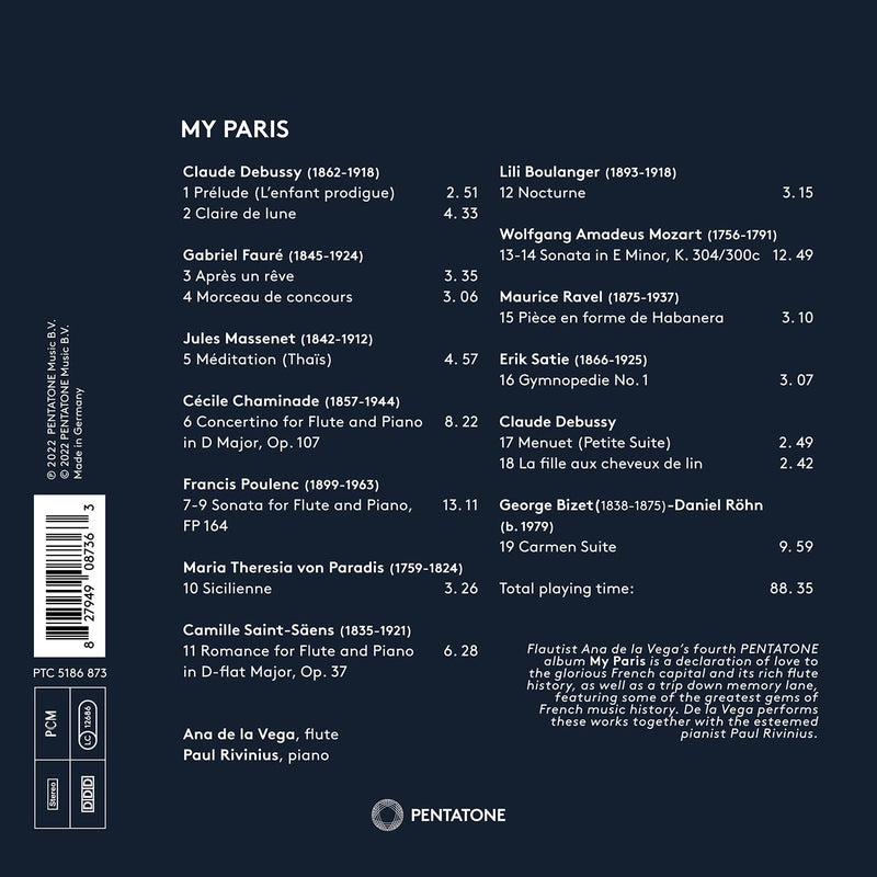 My Paris - Music for Flute & Piano / Vega, Rivinius