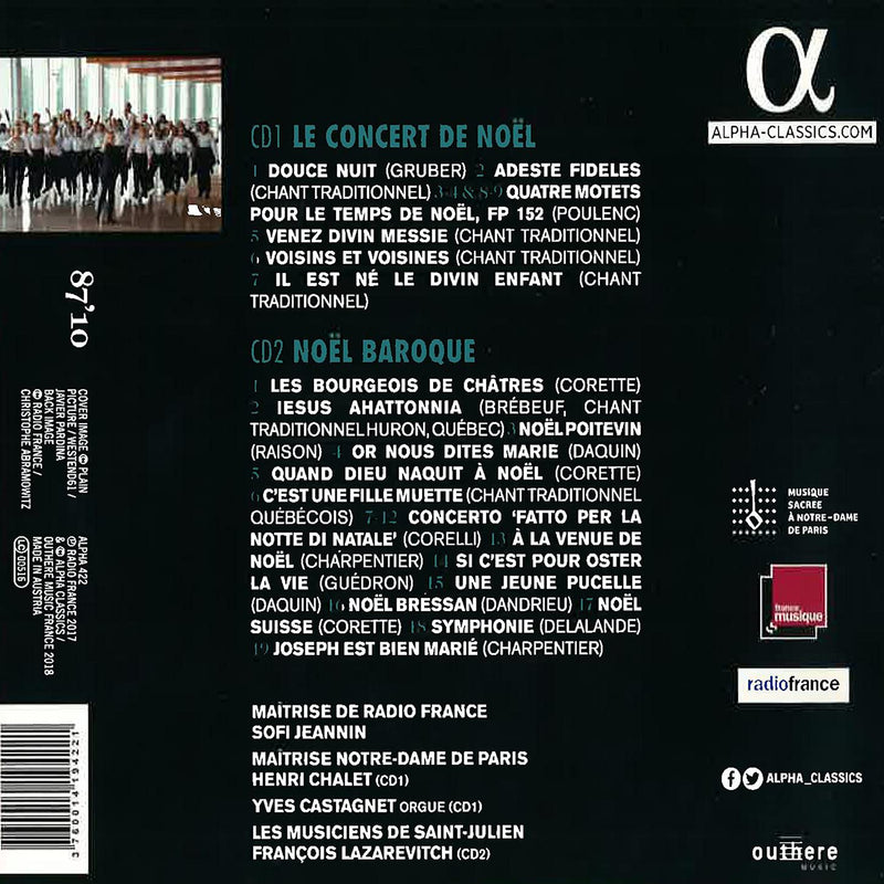Noël éternel / Castagnet, Jeannin, Chalet, Maîtrise Notre-Dame de Paris, Maîtrise de Radio France