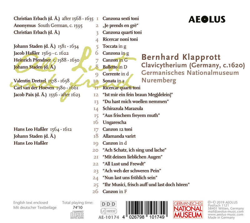 All Lust und Frewdt / Klapprott
