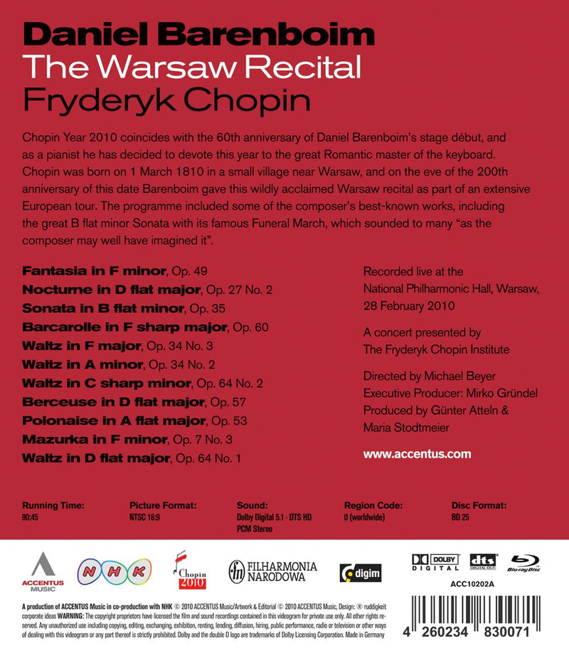 Daniel Barenboim - The Warsaw Recital
