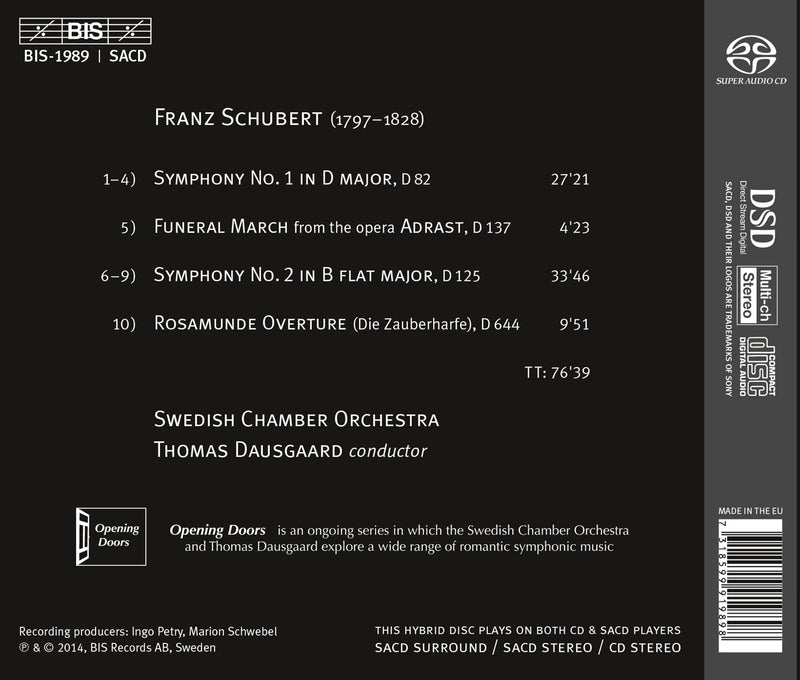 Schubert: Orchestral Works