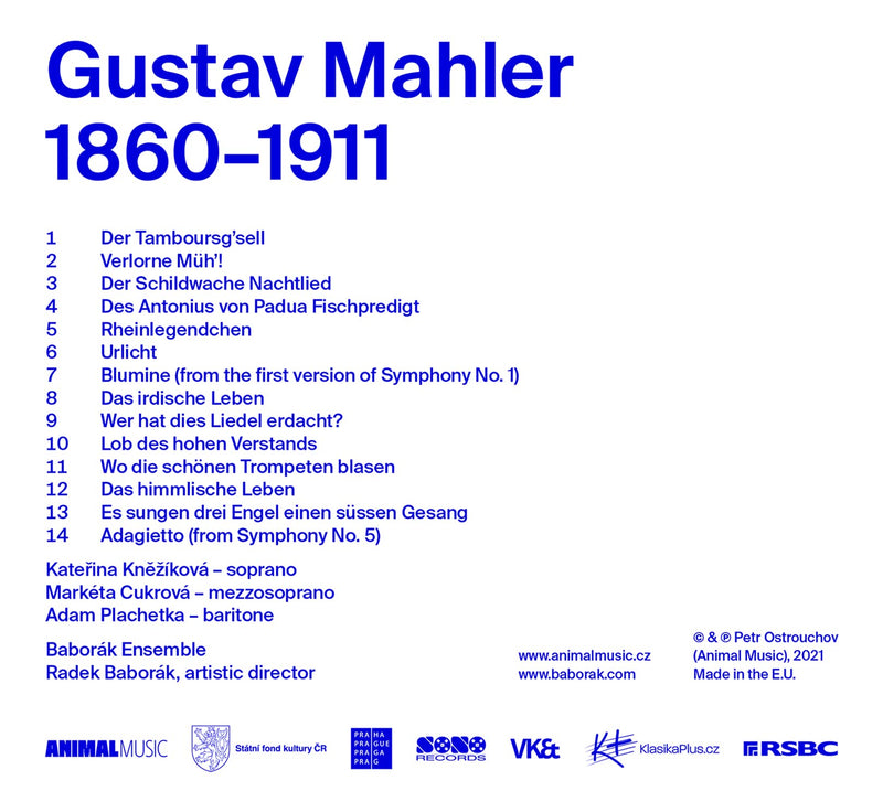 Mahler: Das Knaben Wunderhorn / Baborák Ensemble