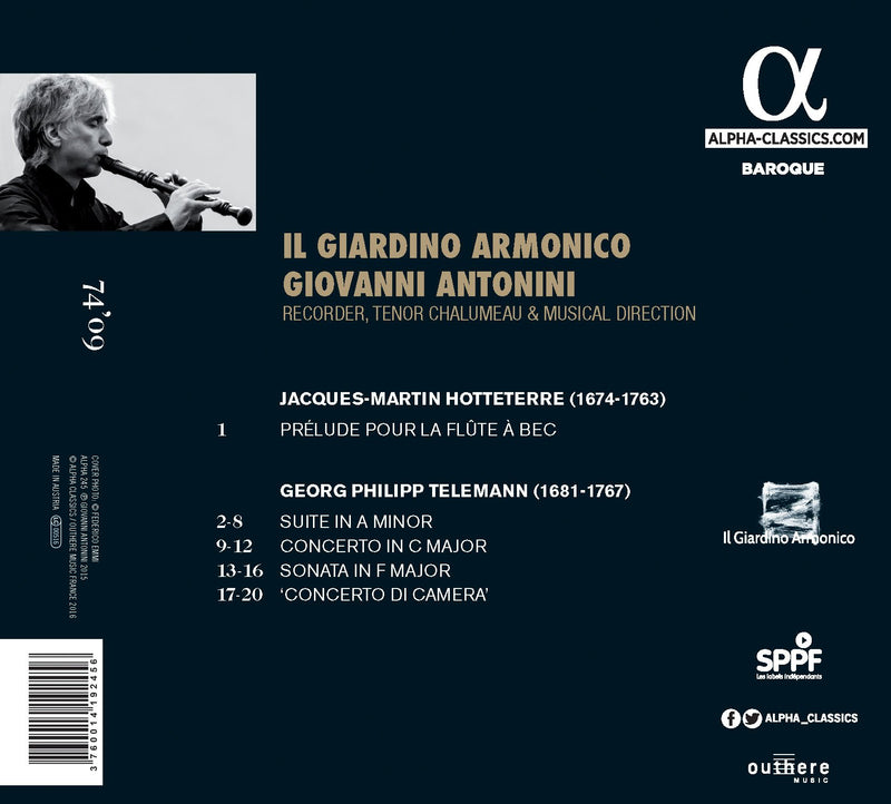 Telemann / Antonini, Il Giardino Armonico