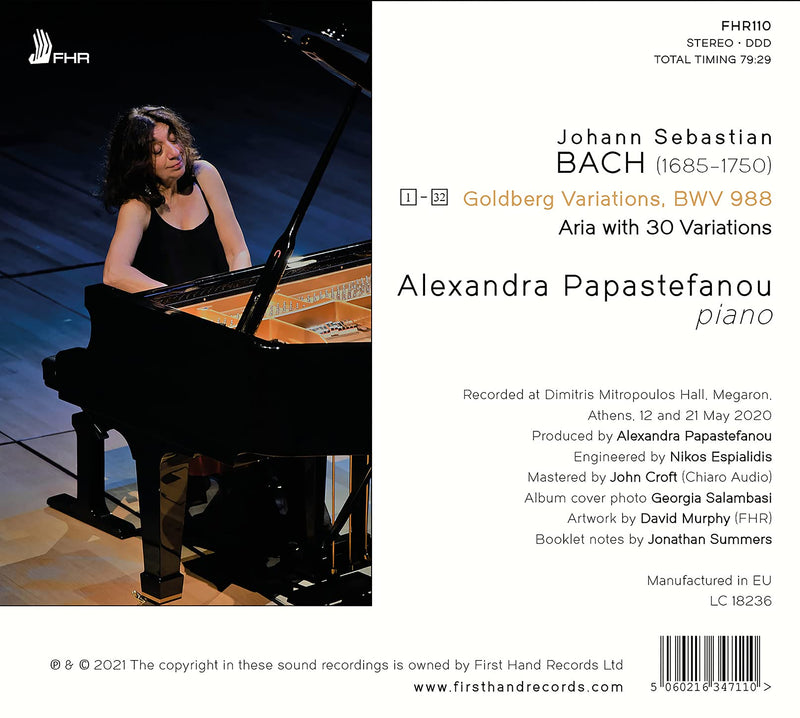 Bach: Goldberg Variations / Papastefanou