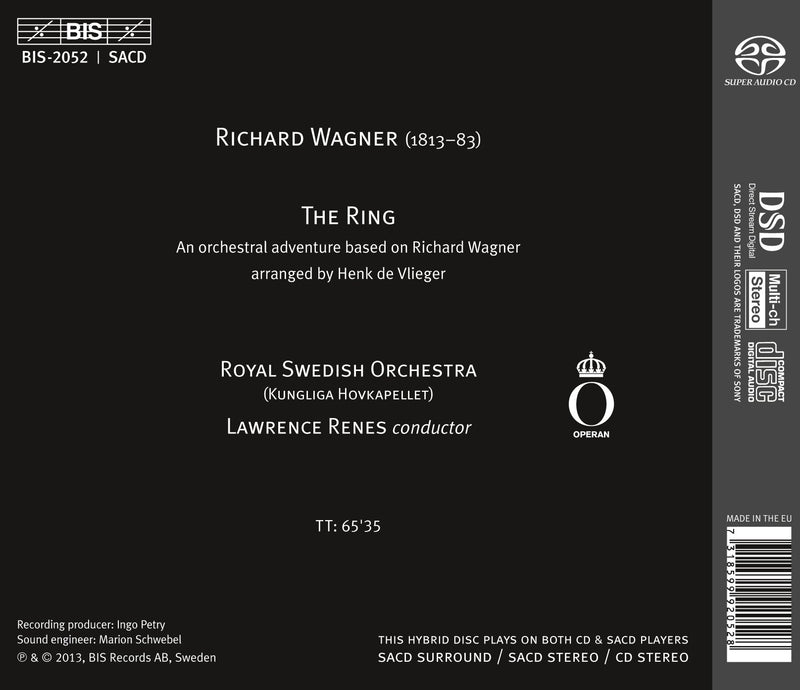 Wagner: The Ring - An Orchestral Adventure - Arranged by Henk de Vlieger