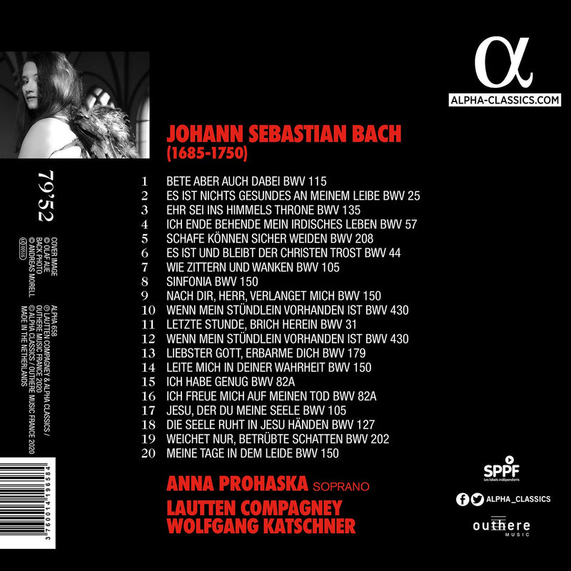 Bach: Redemption / Anna Prohaska, Wolfgang Katschner, Lautten Compagney