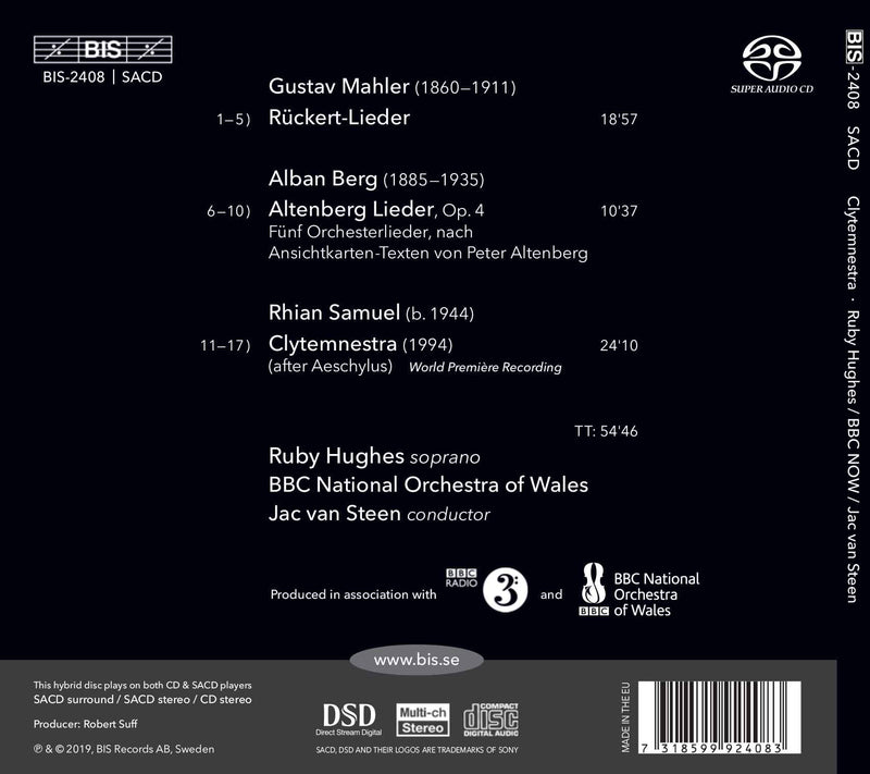 Clytemnestra / Hughes, Steen, BBC National Orchestra of Wales