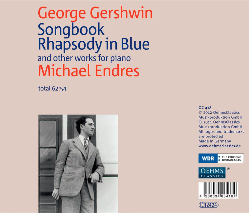 Gershwin: Songbook, Rhapsody In Blue / Michael Endres