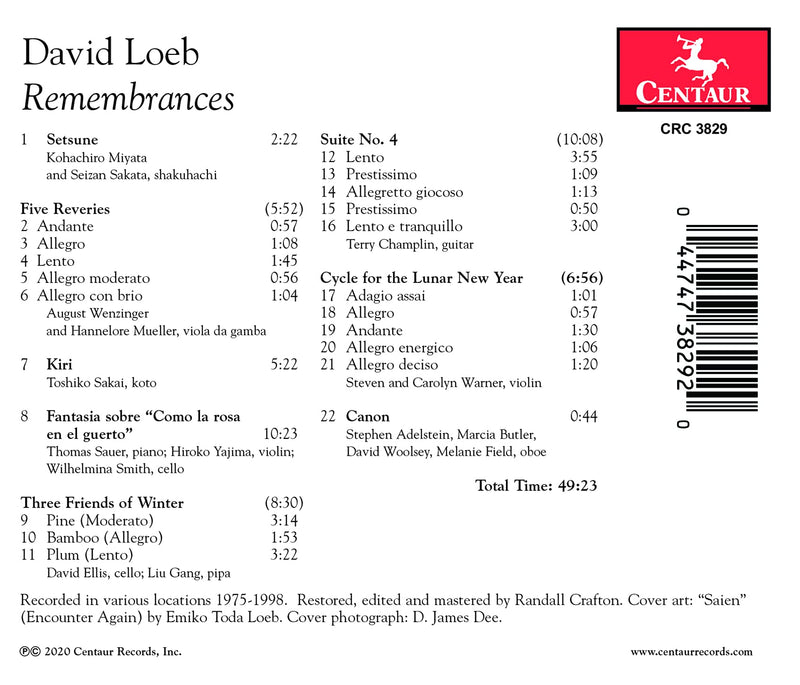 Loeb: Remembrances / Various