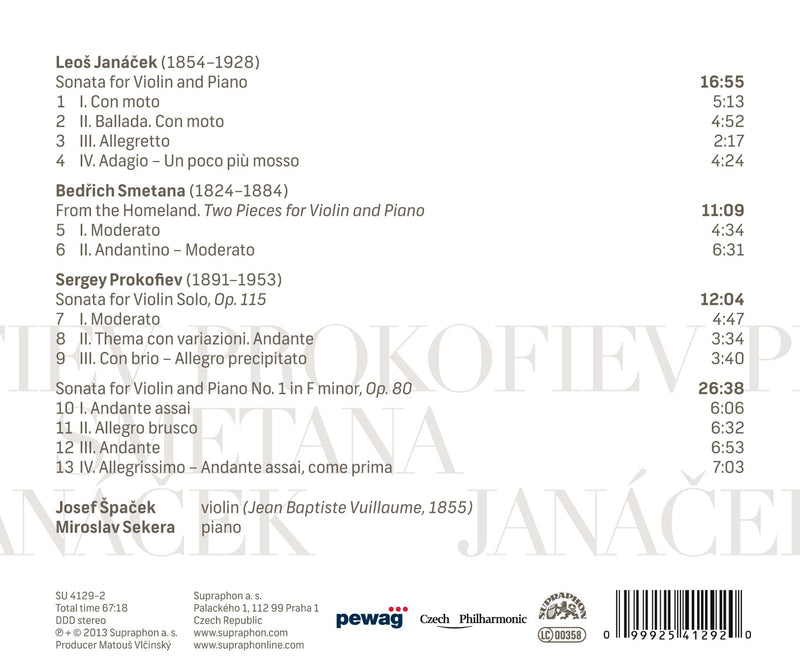 Prokofiev - Smetana - Janácek
