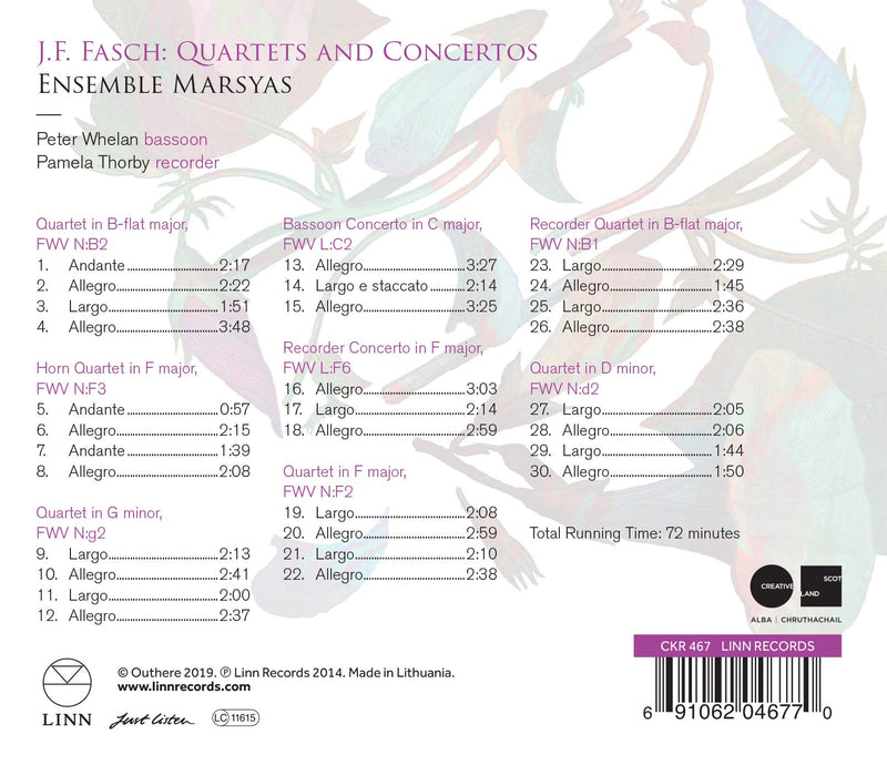 QUARTETS & CONCERTOS