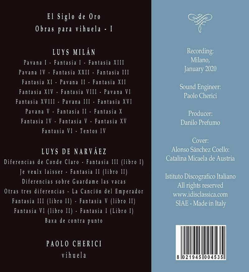 Obras para vihuela, Vol. 1: El siglo de oro / Cherici
