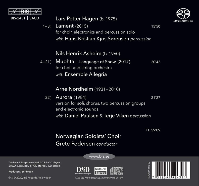 Lament - Works By Hagen, Asheim, And Nordheim