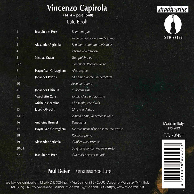 Capirola: il piu bel secreto et arte / Beier
