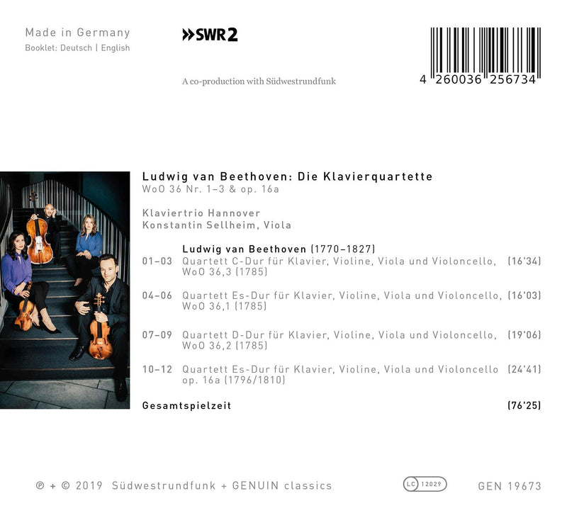 Beethoven: Die Klavierquartette