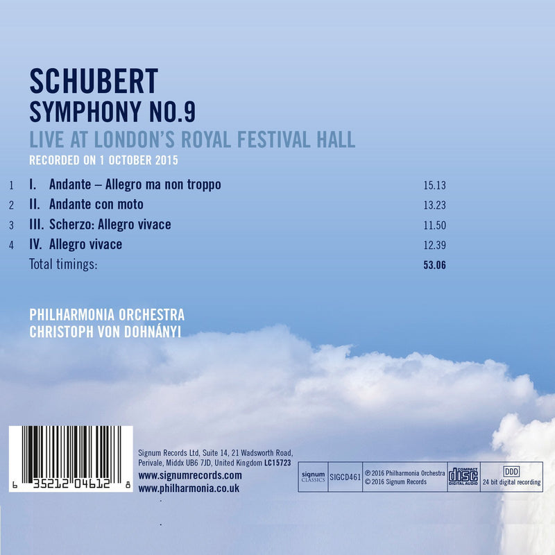 Schubert: Symphony No. 9