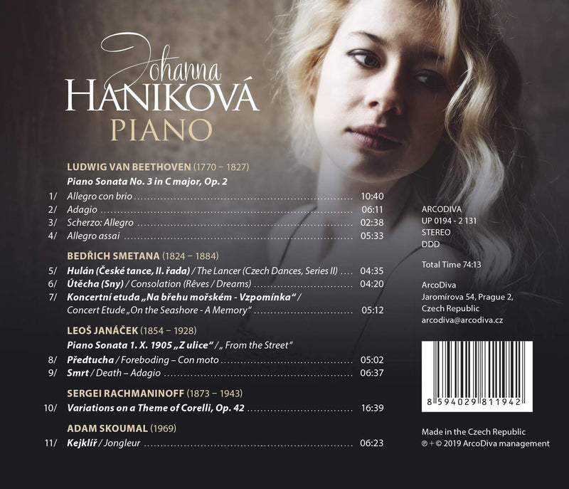 Beethoven, Smetana, Rachmaninoff, Skoumal, & Janácek: Piano