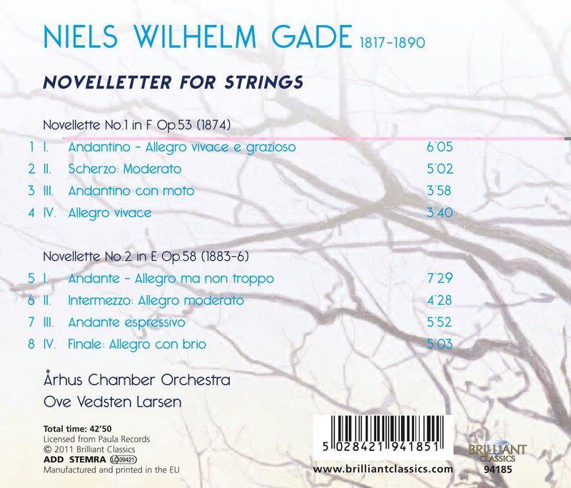 Gade: Novelletter For Strings
