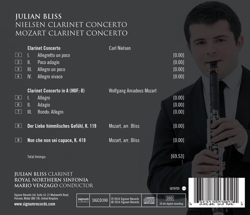 Nielsen: Clarinet Concerto - W.A. Mozart: Clarinet Concerto