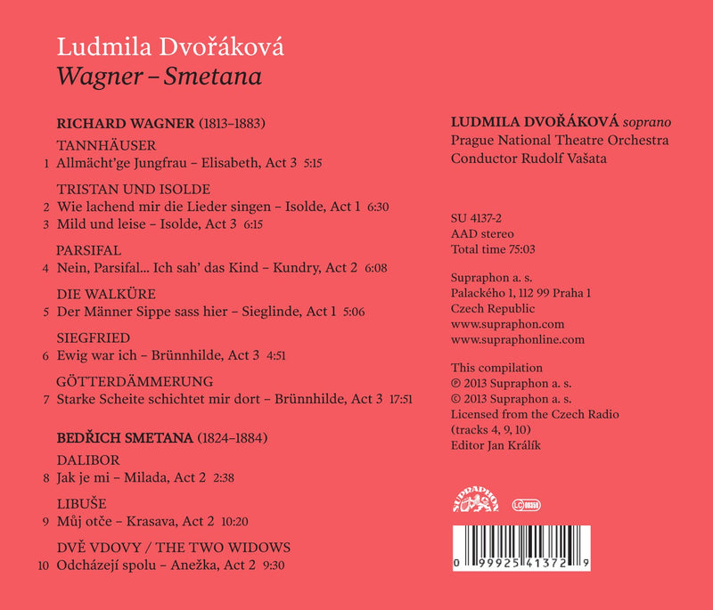 Ludmila Dvorakova Sings Wagner & Smetana