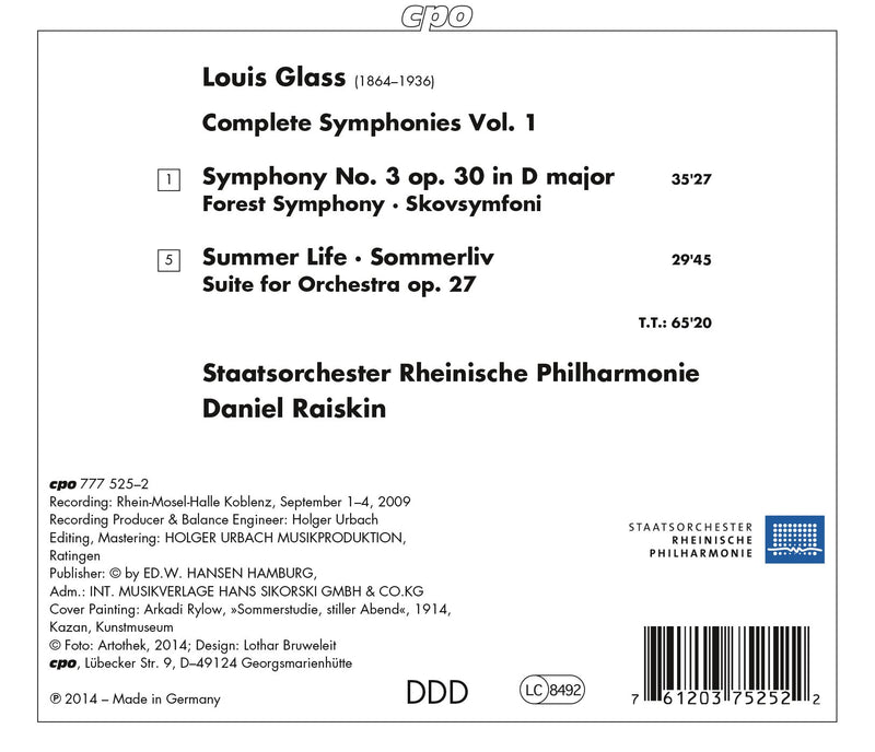 Glass: Complete Symphonies, Vol. 1