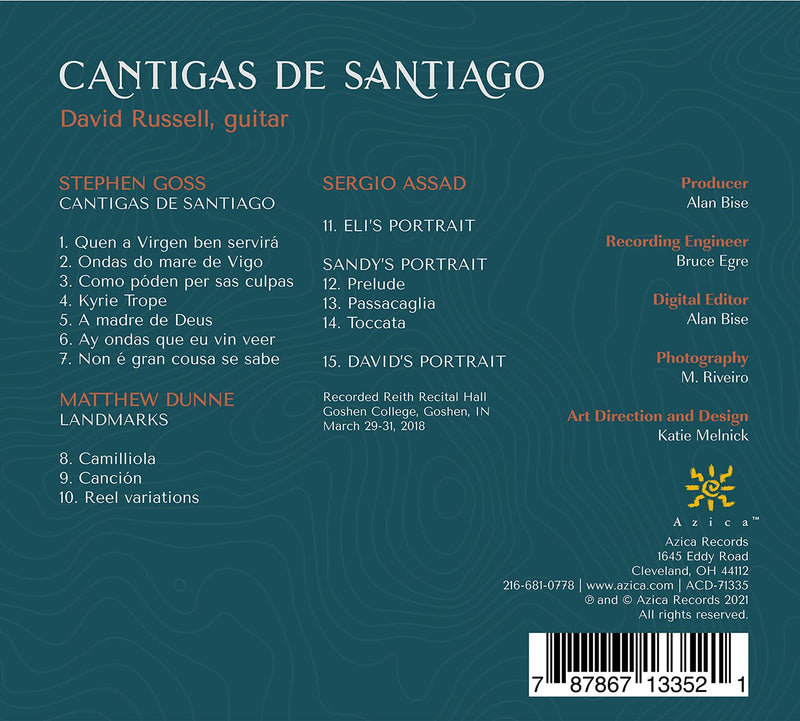Assad, Dunne, Goss: Cantigas de Santiago / Russell