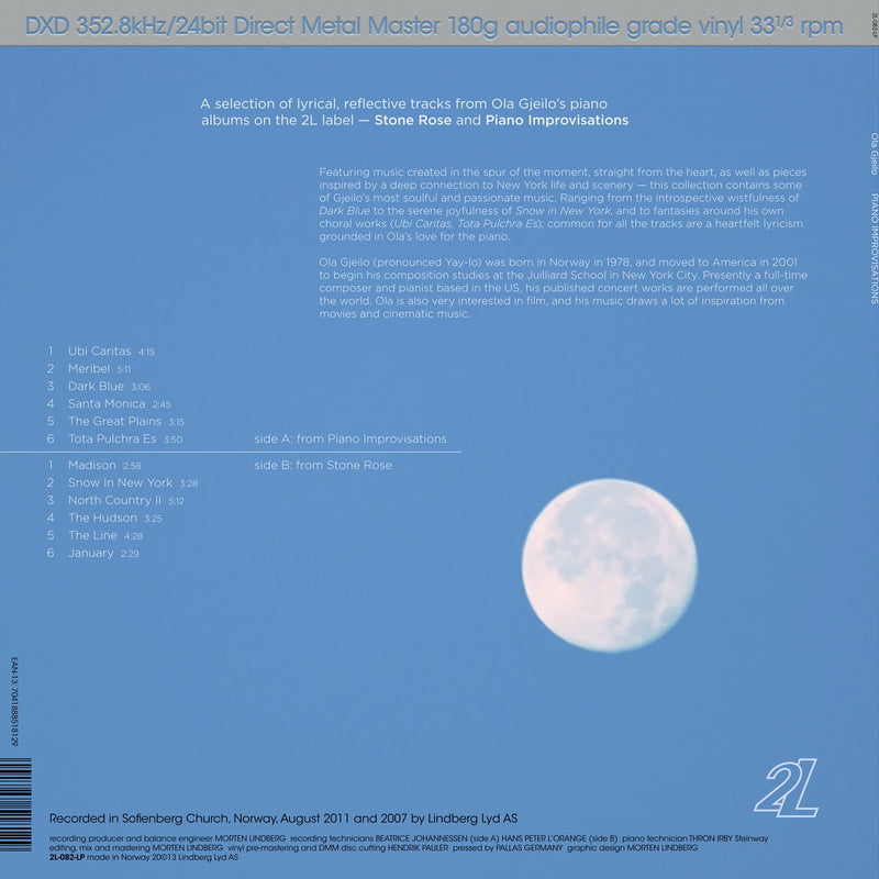 Ola Gjeilo: Piano Improvisations [Vinyl]