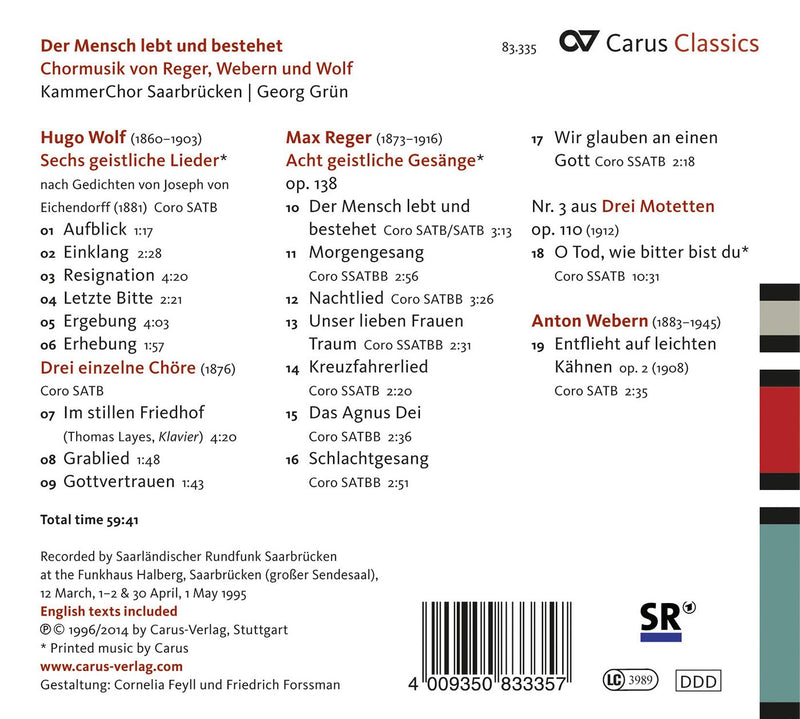 Der Mensch lebt und bestehet