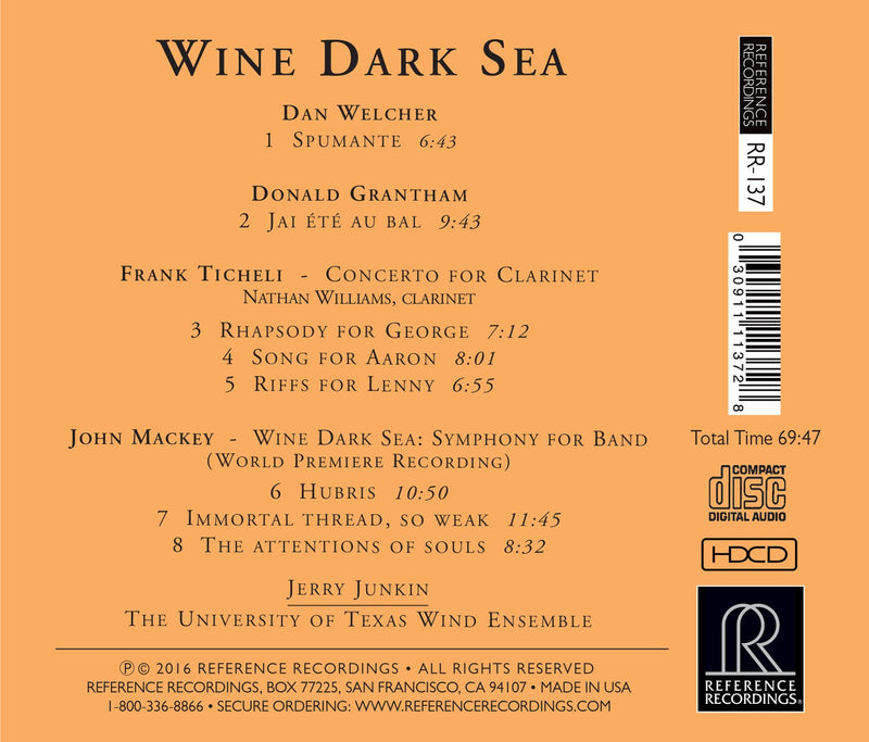 Wine Dark Sea / Junkin, University of Texas Wind Ensemble