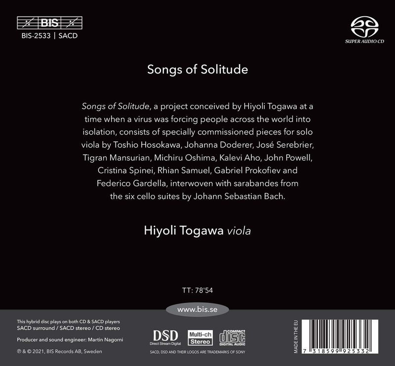 Songs of Solitude / Hiyoli Togawa