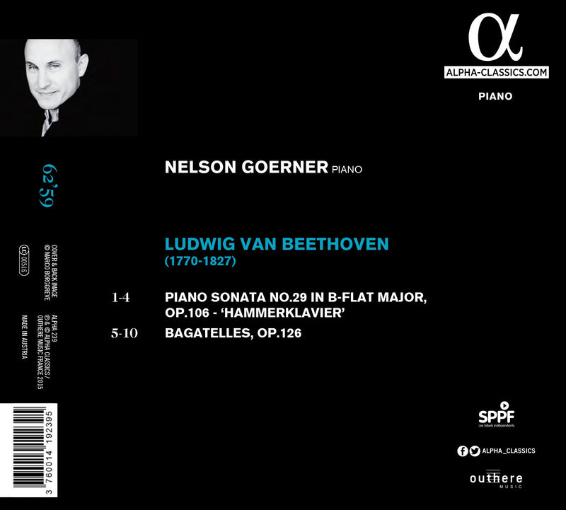 Beethoven: Piano Sonata No. 29 "Hammerklavier" & Bagatelles, Op. 126 / Goerner