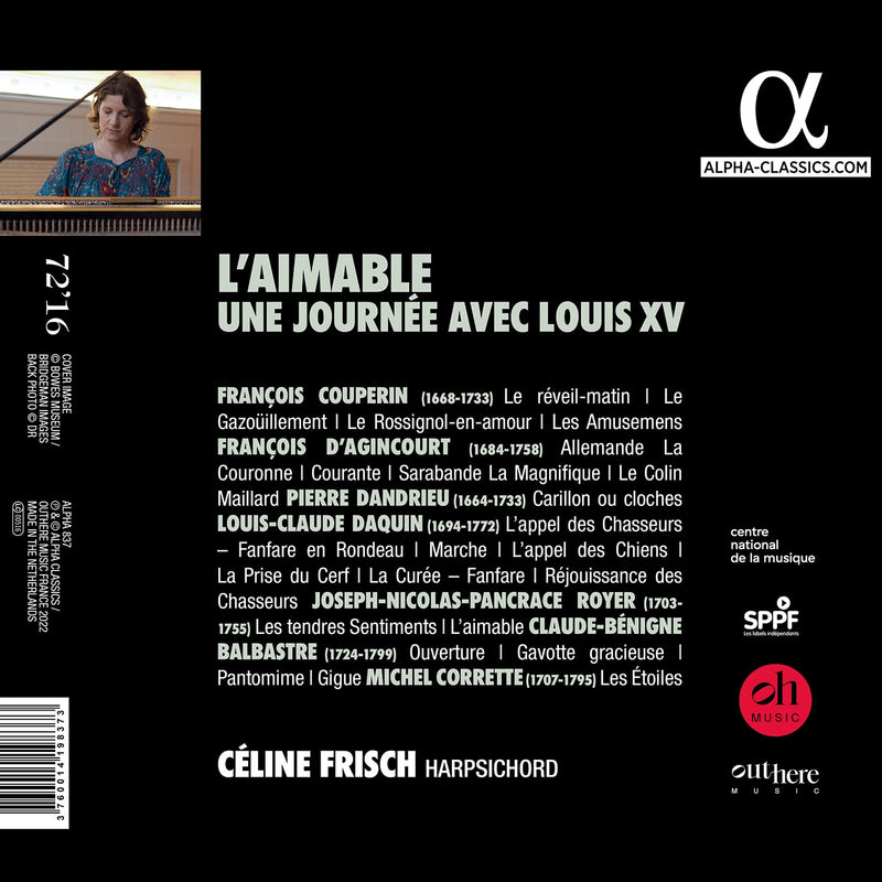 F. Couperin, Daquin, Royer: L'Aimable - Harpsichord Music for Louis XV / Frisch