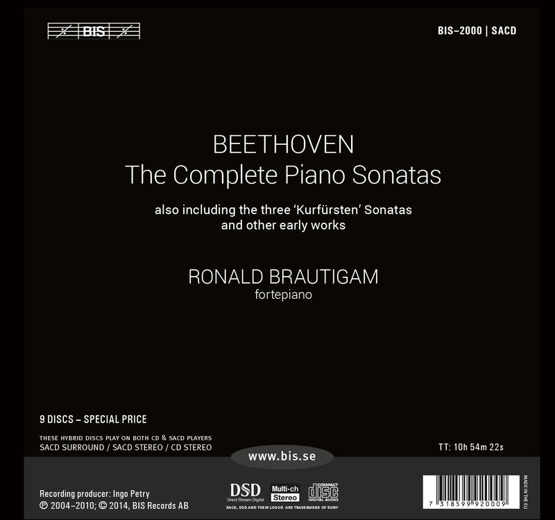 Beethoven: The Complete Sonatas / Brautigam