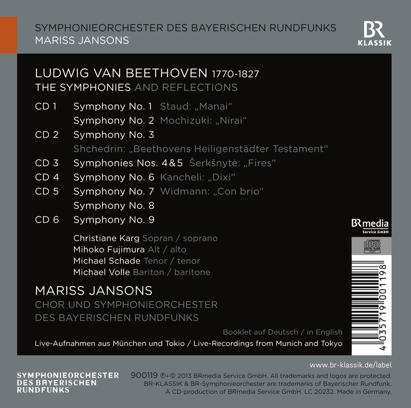 Beethoven: The Symphonies and Reflections / Jansons, Bavarian Radio Orchestra
