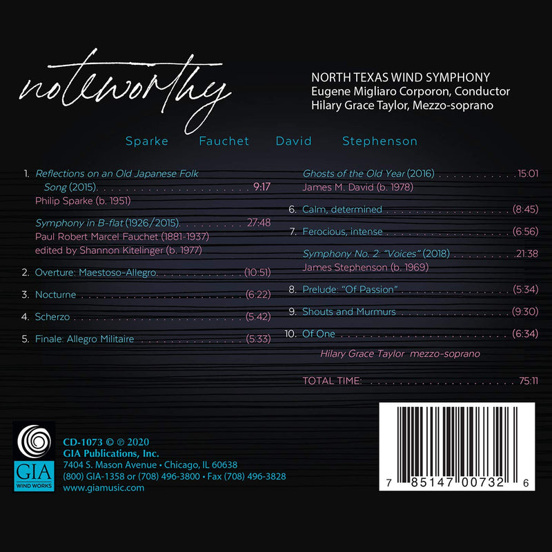Noteworthy / Corporon, North Texas Wind Symphony