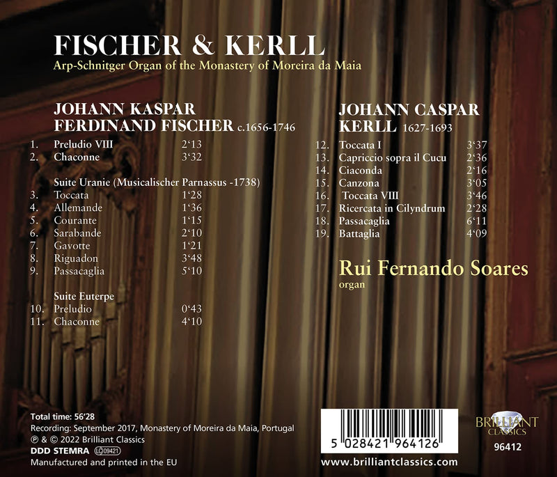 Fischer & Kerll on the Organ of the Monastery of Mor / Soares