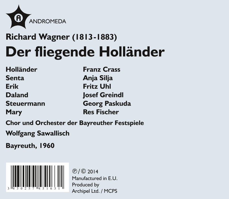 Richard Wagner: Der Fliegende Hollander