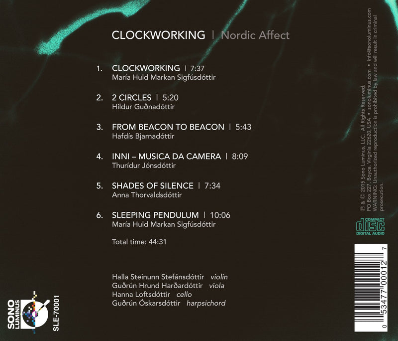 Clockworking - New Icelandic Music on Period Instruments / Nordic Affect