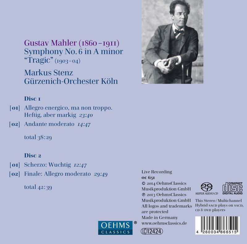 Mahler: Symphony No. 6