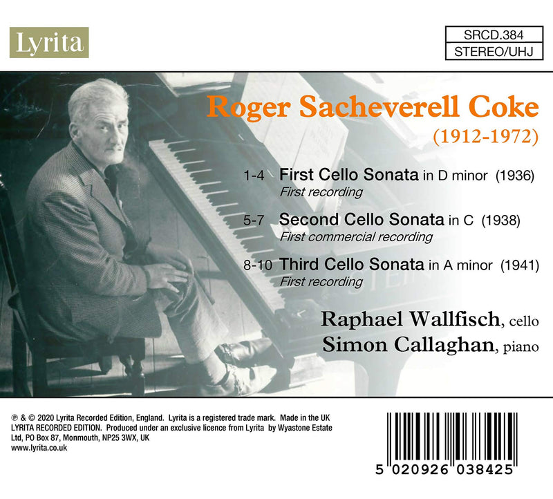 Coke: Cello Sonatas Nos. 1-3 / Callaghan, Wallfisch