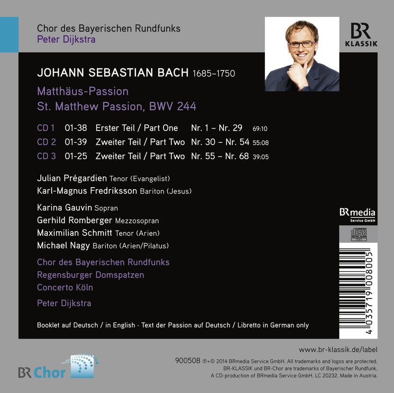 J.S. Bach: St. Matthew Passion, BWV 244